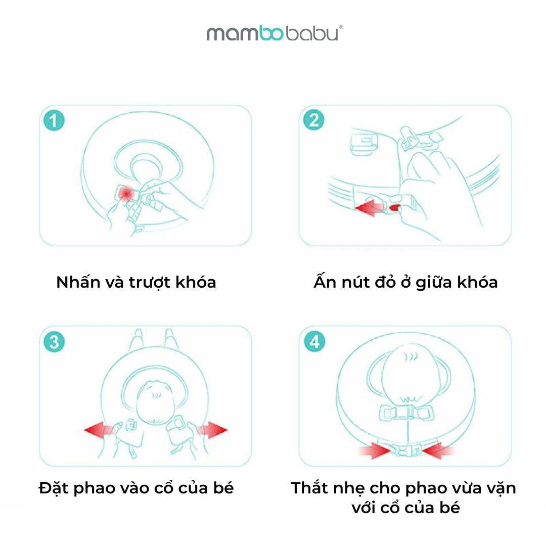 Phao bơi đeo cổ Mambobaby