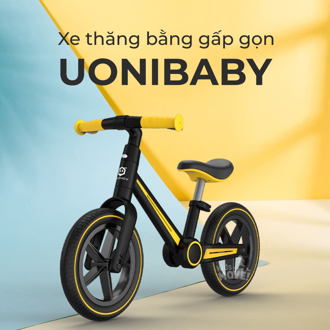 Xe thăng bằng cho bé gấp gọn Uonibaby