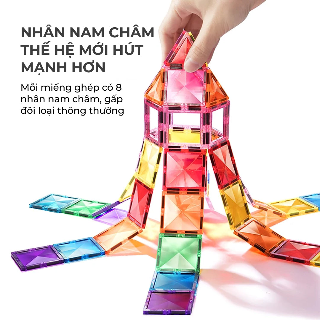 Bộ xếp hình nam châm Mideer