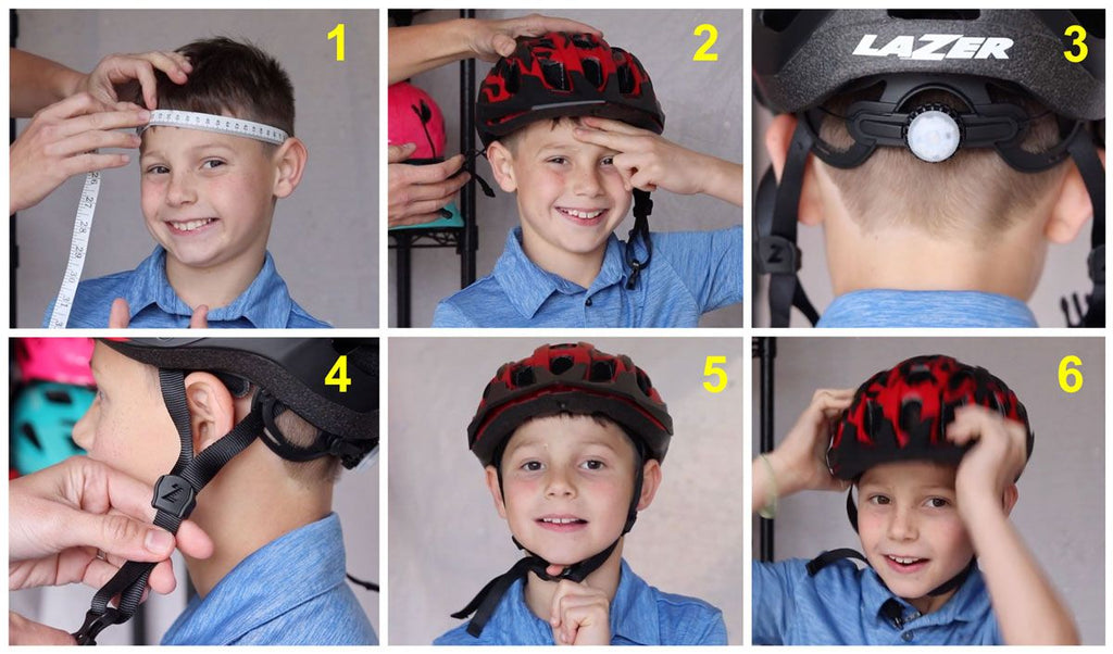 6 bước chọn size mũ bảo hiểm cho bé