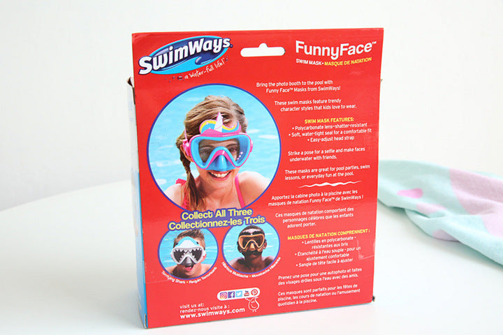 kính bơi mặt nạ hoạt hình trẻ em swimways