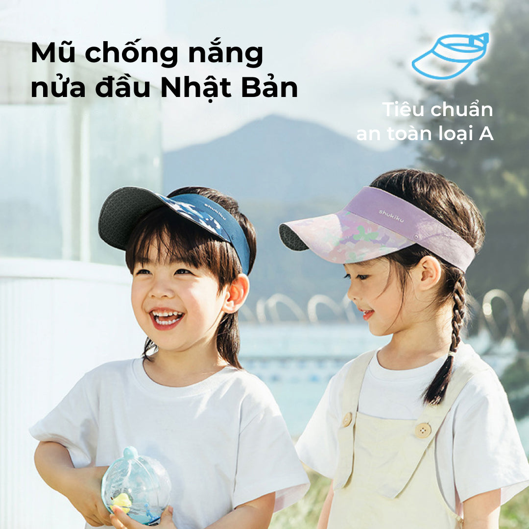 Mũ chống nắng nửa đầu cho bé Shukiku