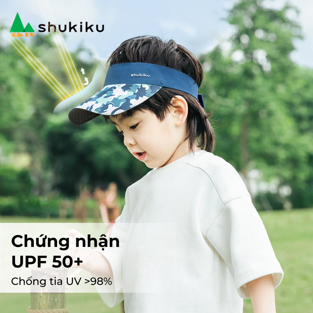 Mũ chống nắng nửa đầu cho bé Shukiku