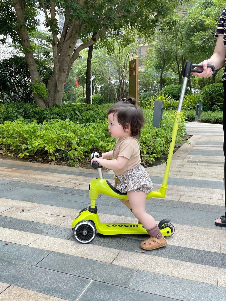 Xe cho bé 1 tuổi Cooghi Velo Kids 2 trong 1