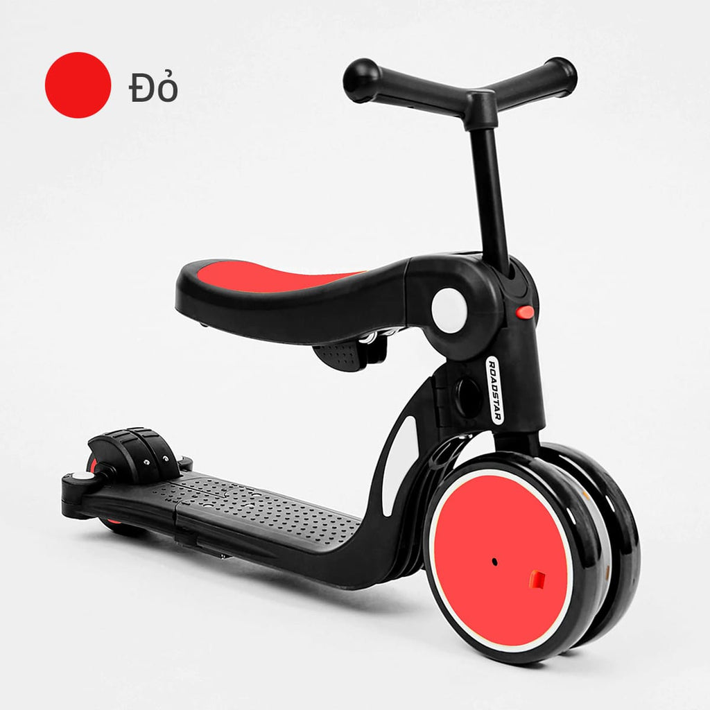 Xe scooter đa năng 5 trong 1 ROADSTAR freekids bebehoo nadle cho bé 1-2-3-6 tuổi xe biến hình xe trươt xe thăng bằng xe đạp 3 bánh cao cấp kèm cần đẩy