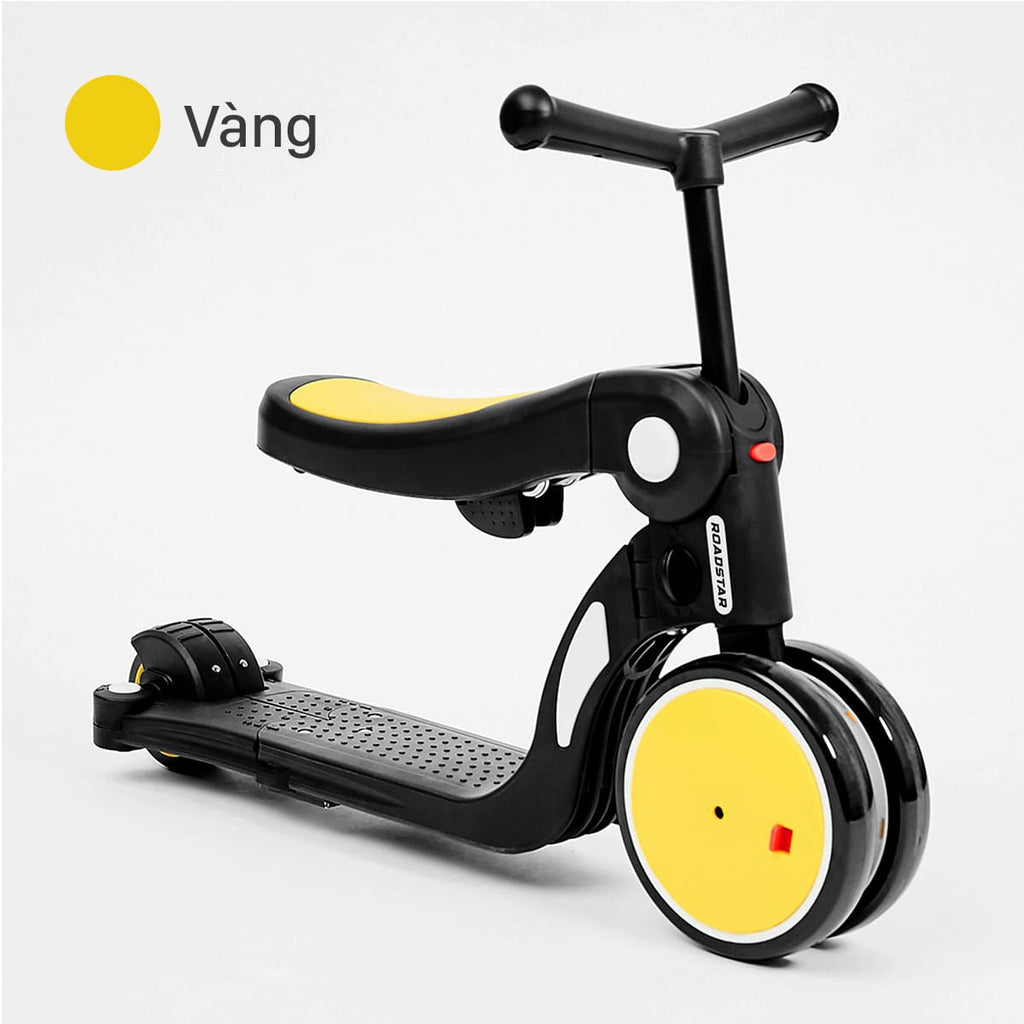 Xe scooter đa năng 5 trong 1 ROADSTAR freekids bebehoo nadle cho bé 1-2-3-6 tuổi xe biến hình xe trươt xe thăng bằng xe đạp 3 bánh cao cấp kèm cần đẩy