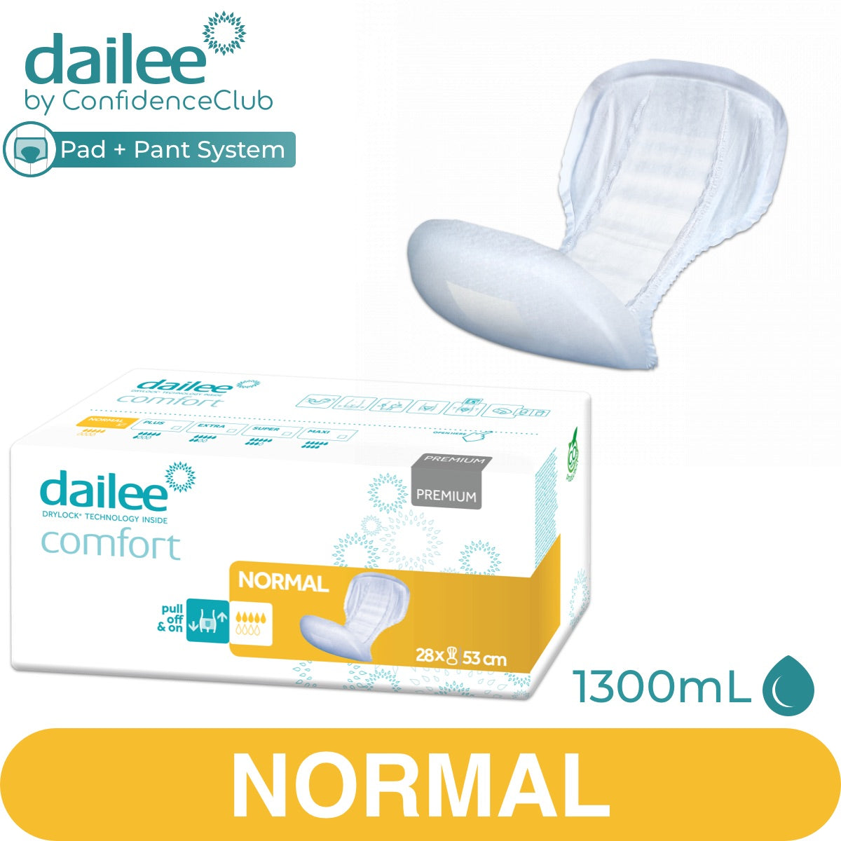 Dailee Comfort Normal - ConfidenceClub product image