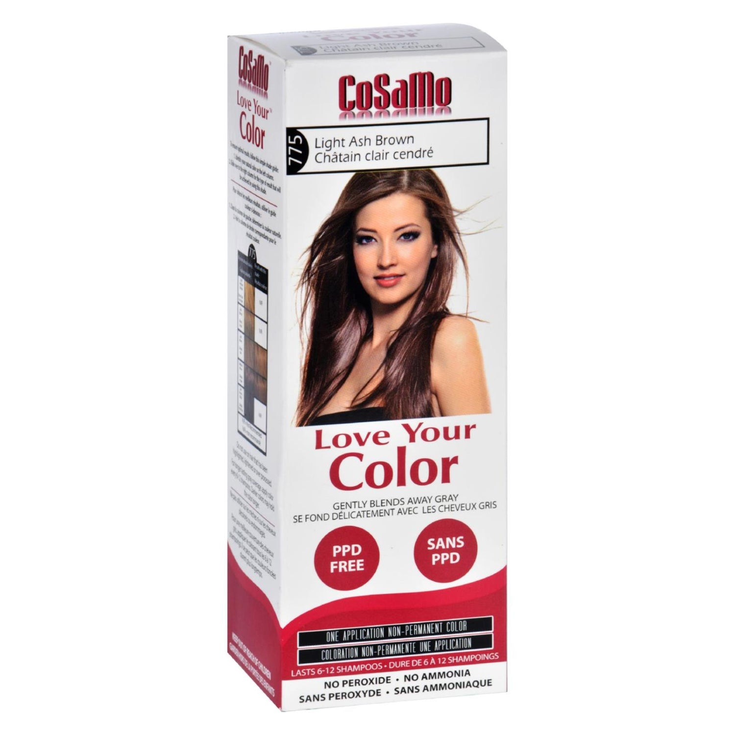 Love Your Color Hair Color Cosamo Non Permanent Lt Ash Brown