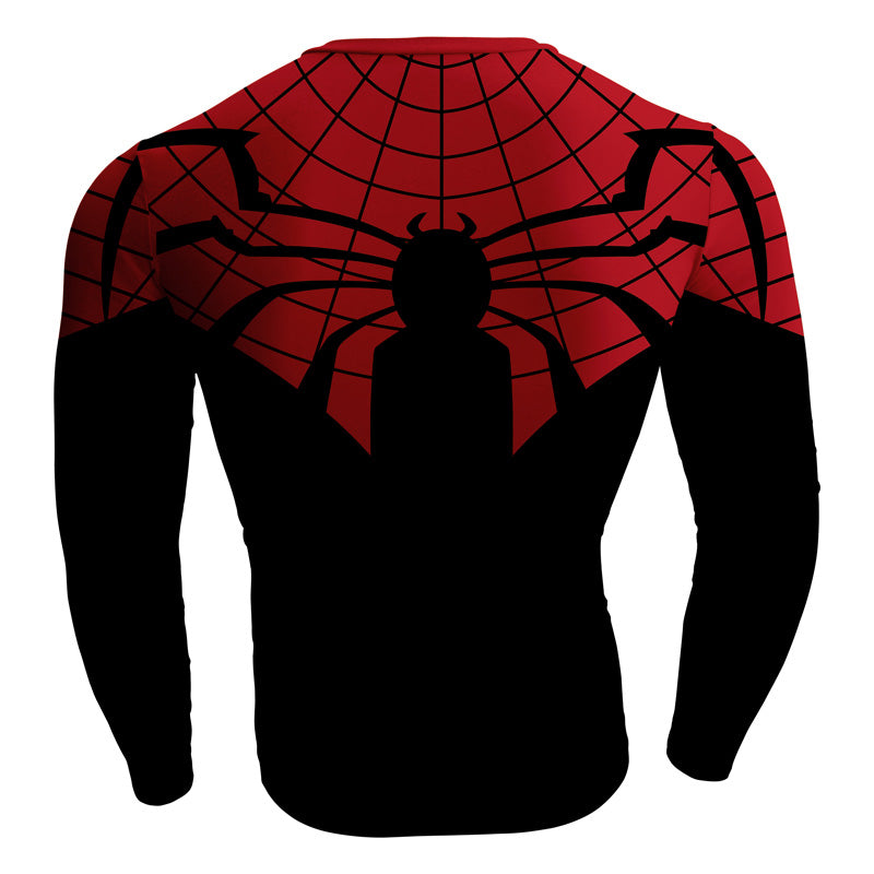 Spiderman Marvel Superhero Long Sleeves Compression T-shirt Spiderman Marvel Superhero Long Sleeves Compression T-shirt