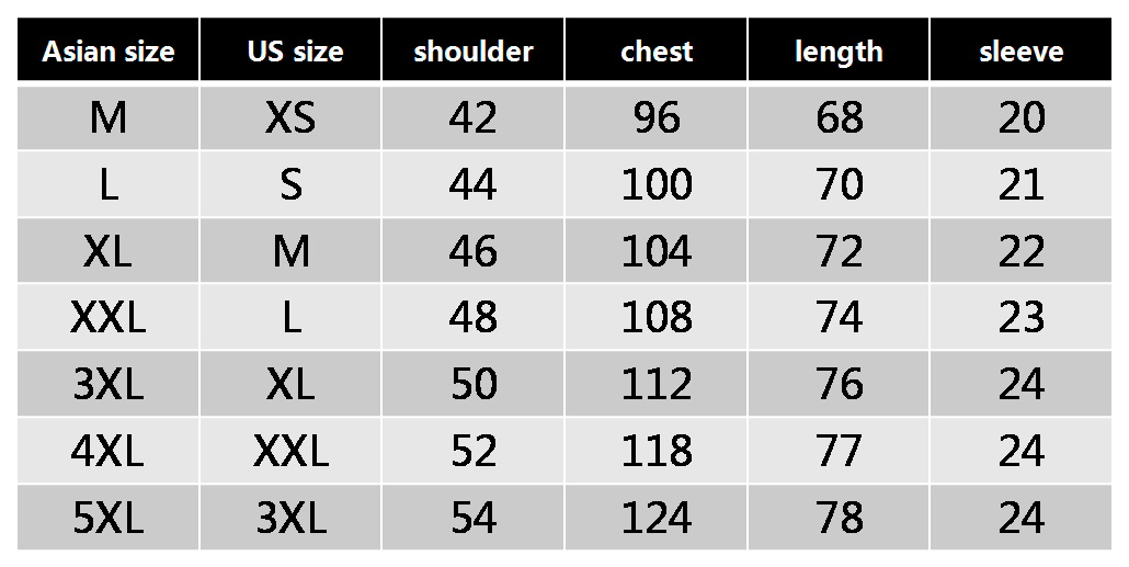 adidas asian size chart