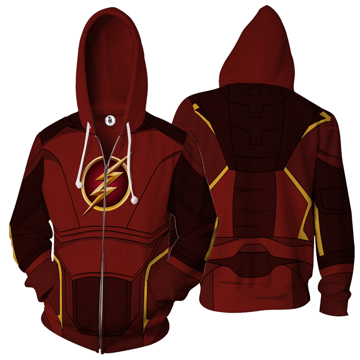 flash zip up hoodie