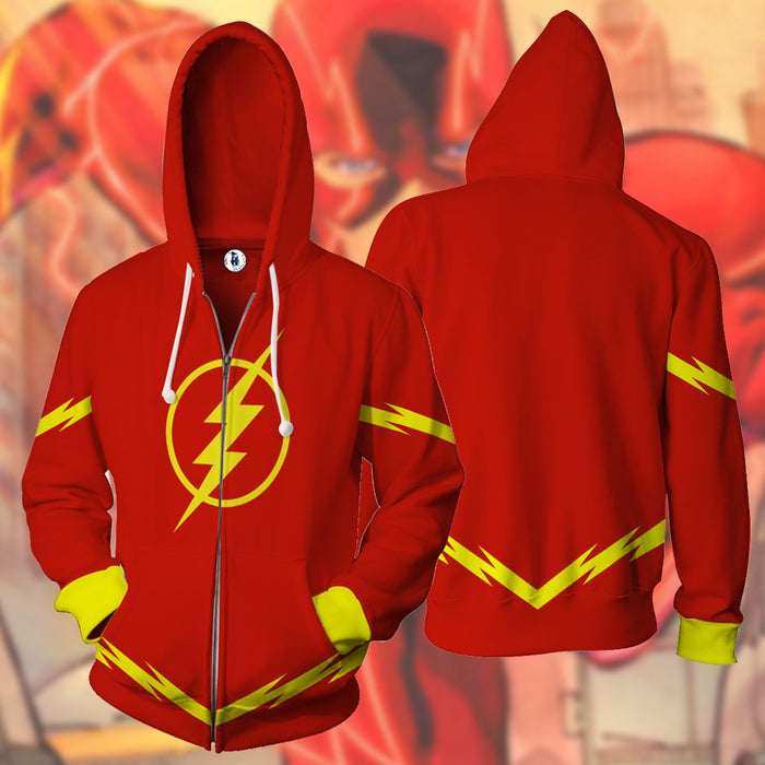 flash zip up hoodie