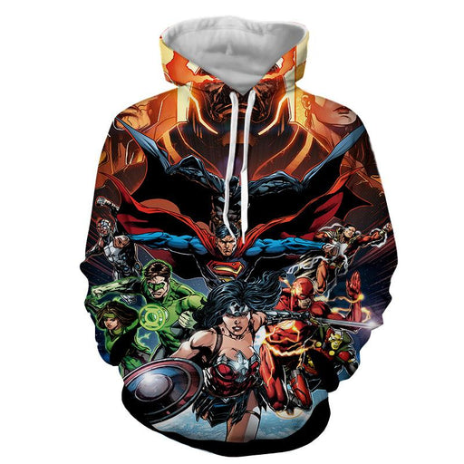 dc comic hoodies