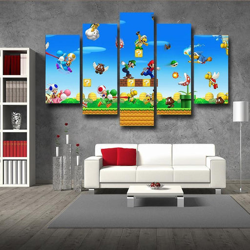 Wall Art Decor Canvas Prints Inspired By Video Games Superheroes Gears