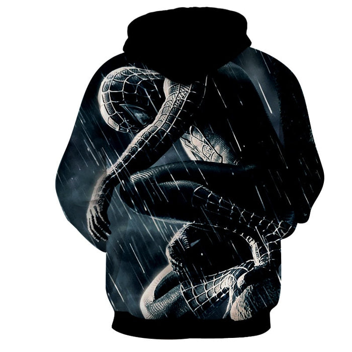 black spiderman hoodie