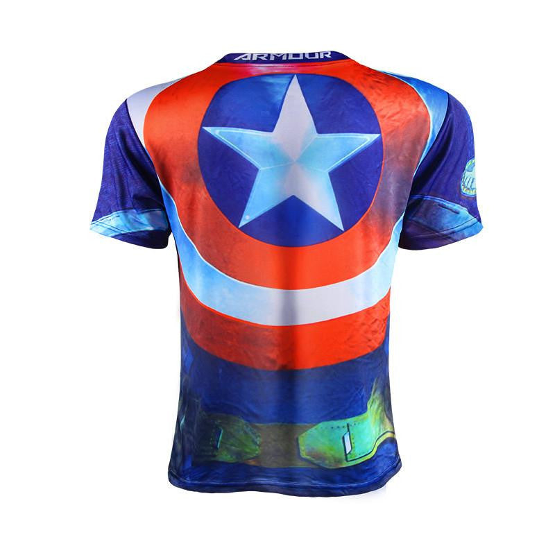 Captain America Age Of Ultron Edition Costume Cool Trendy T Shirt — Superheroes Gears