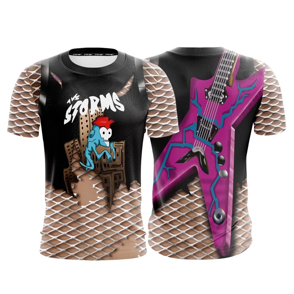 Fortnite Game Power Chord Skin The Storms Cosplay T-shirt — Superheroes ...