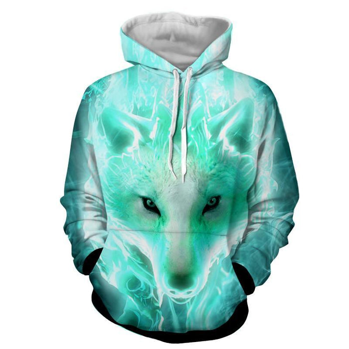 cyan sweatshirt