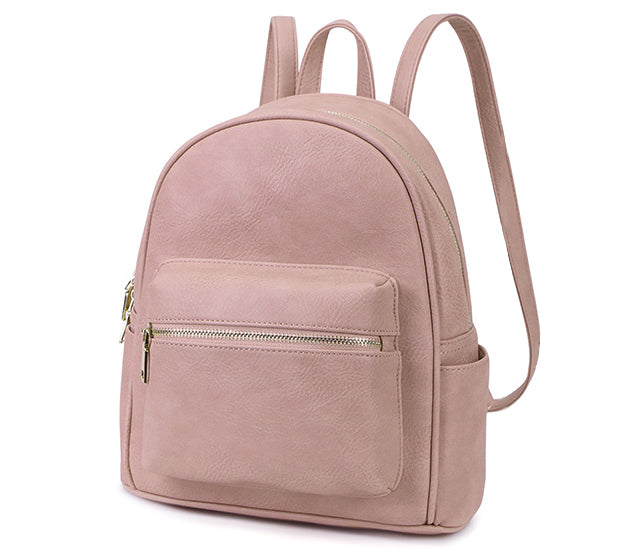 plain pink backpack