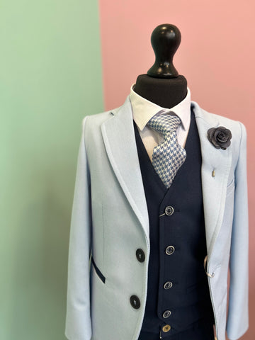 boys blue communion suit