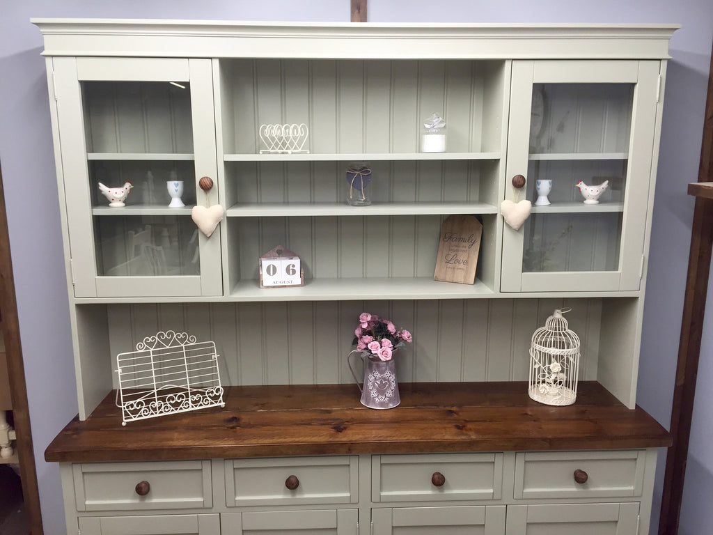 6ft French Grey Kitchen Dresser Farmhouse Furniture Shop