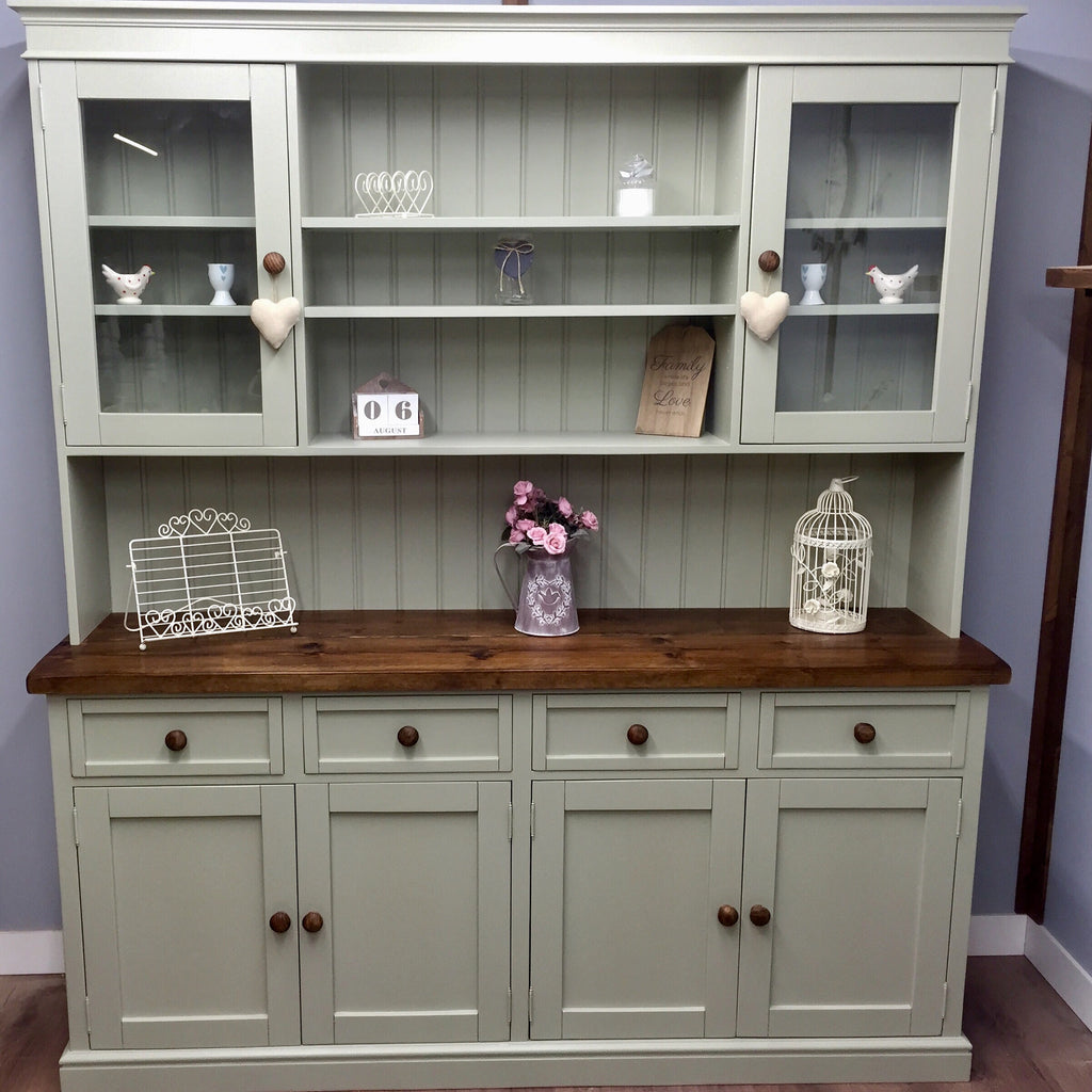 6ft French Grey Kitchen Dresser Farmhouse Furniture Shop