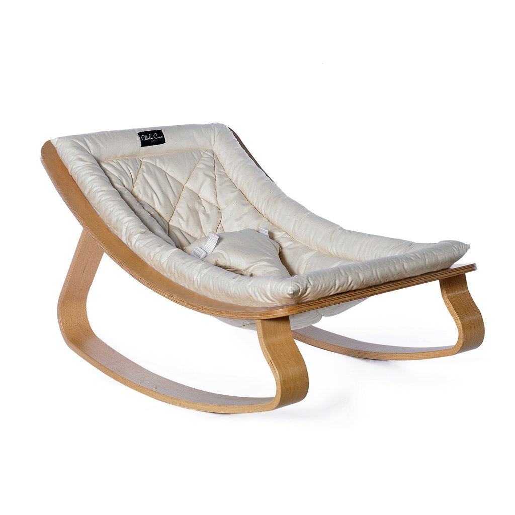 wooden baby bouncer chair