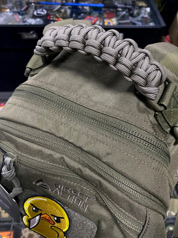 Paracord Handles on Direct Action Dragon Egg MKII Backpack