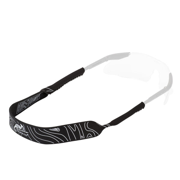 Helikon-Tex Neoprene Eyewear Retainer - BLACK / WHITE
