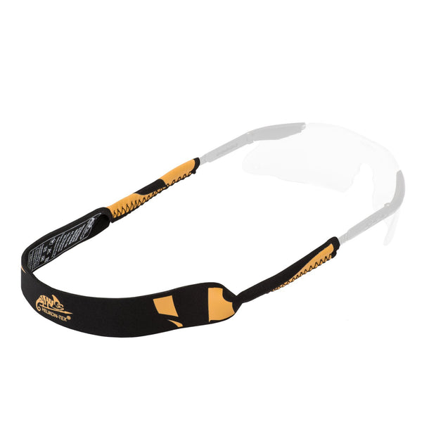 Helikon-Tex Neoprene Eyewear Retainer - BLACK / ORANGE