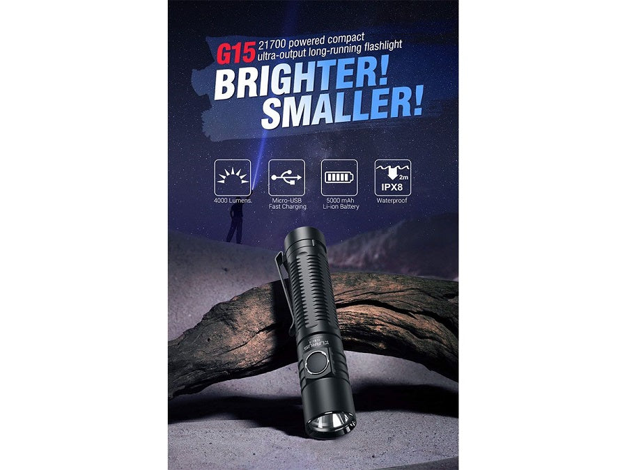 pocket led rechargeable flashlight 4000 lumens