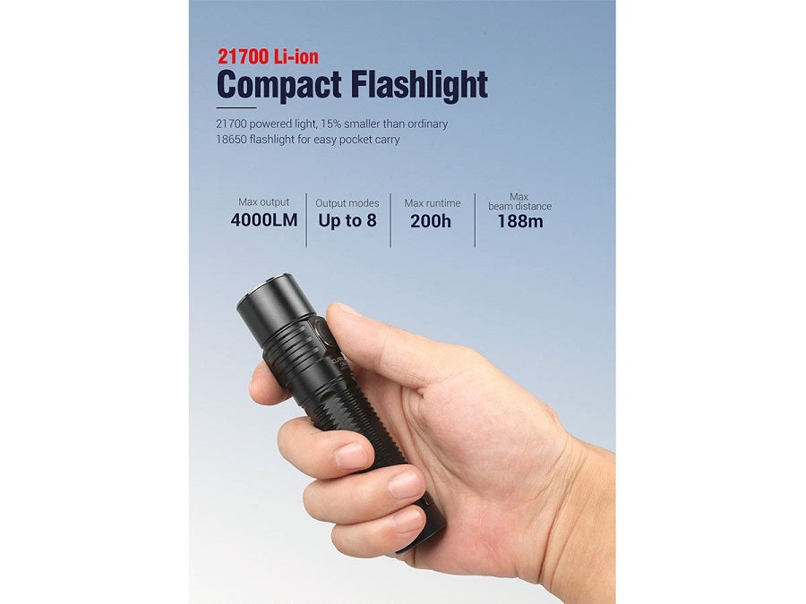 best small rechargeable led flashlight