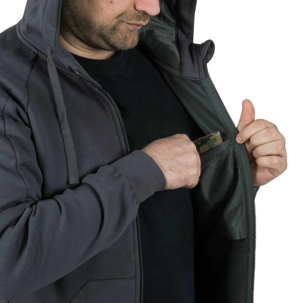 black tactical hoodie