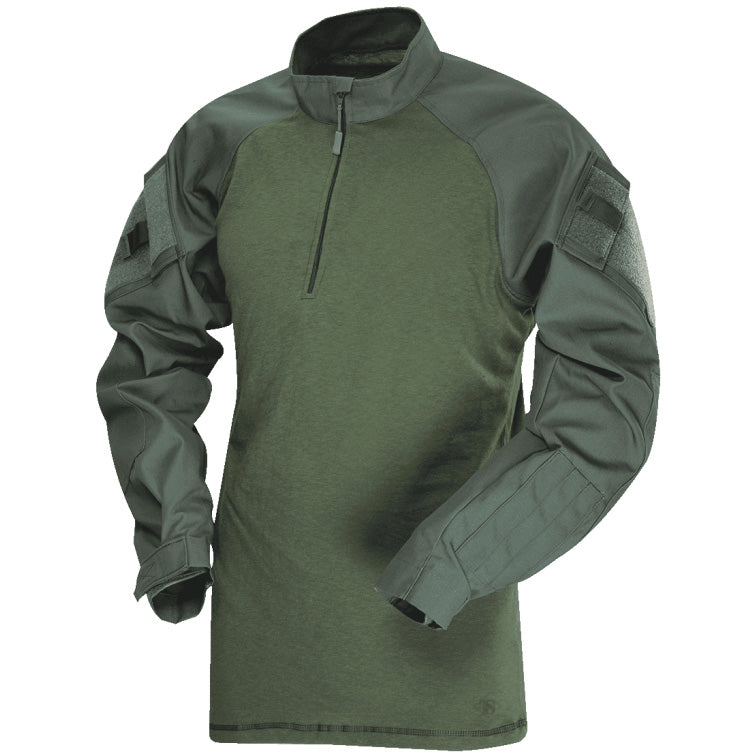 TRU-SPEC T.R.U. 1/4 ZIP COMBAT SHIRT - OD GREEN – Hock Gift Shop | Army ...