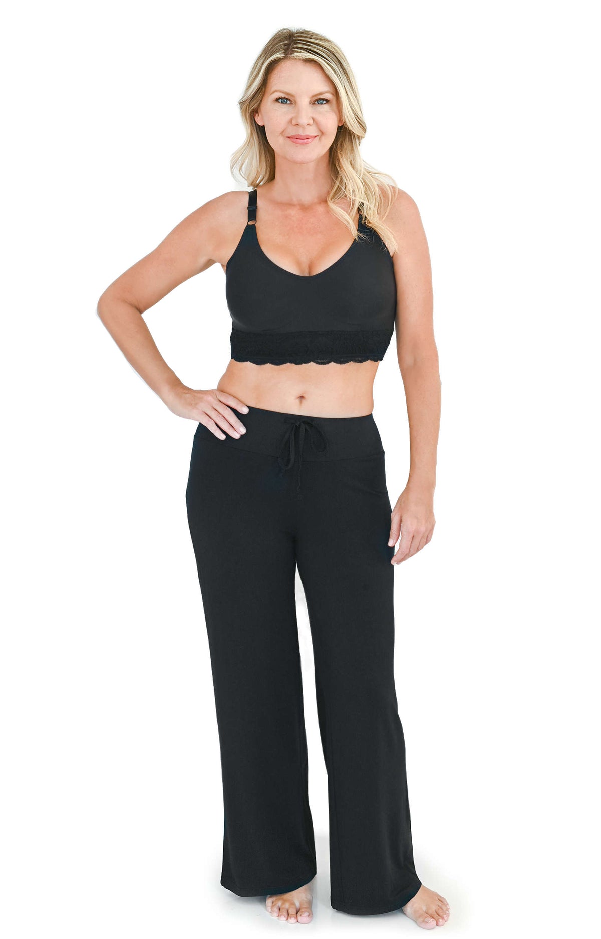 Women's Bamboo Loungewear Long Sleeve Top & Pants Set - XL Size – Cosy  House Collection