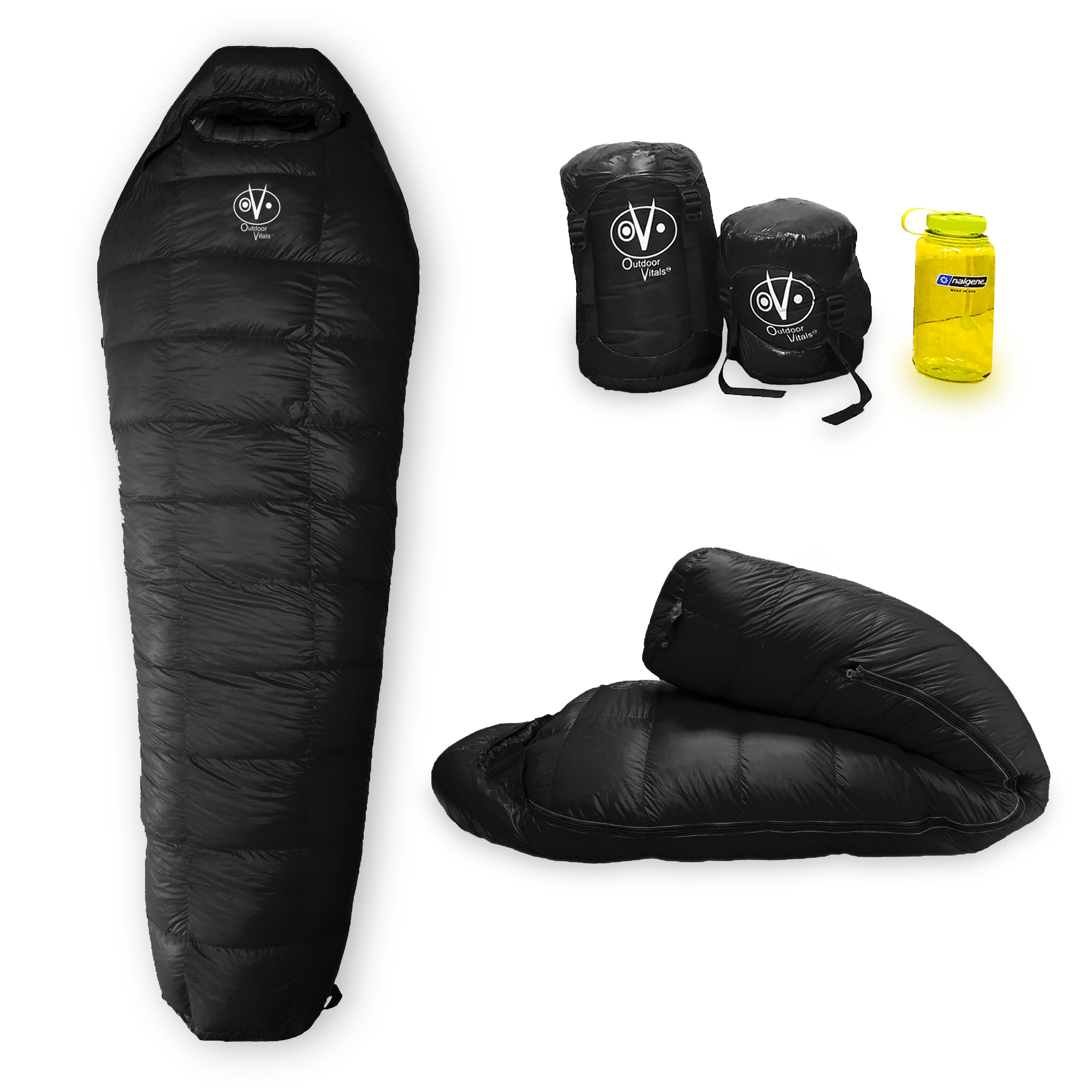 Outdoor Vitals Atlas 30°F Lightweight Down Sleeping Bag • Outdoor