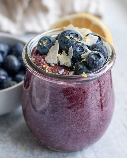 Blueberry Chai Seed Smoothie