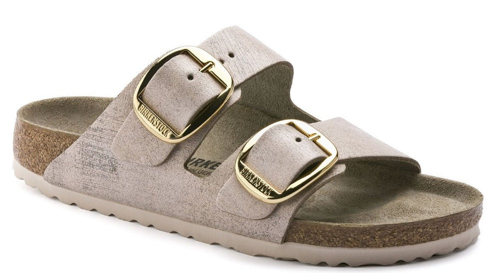 birkenstock big buckle washed metallic