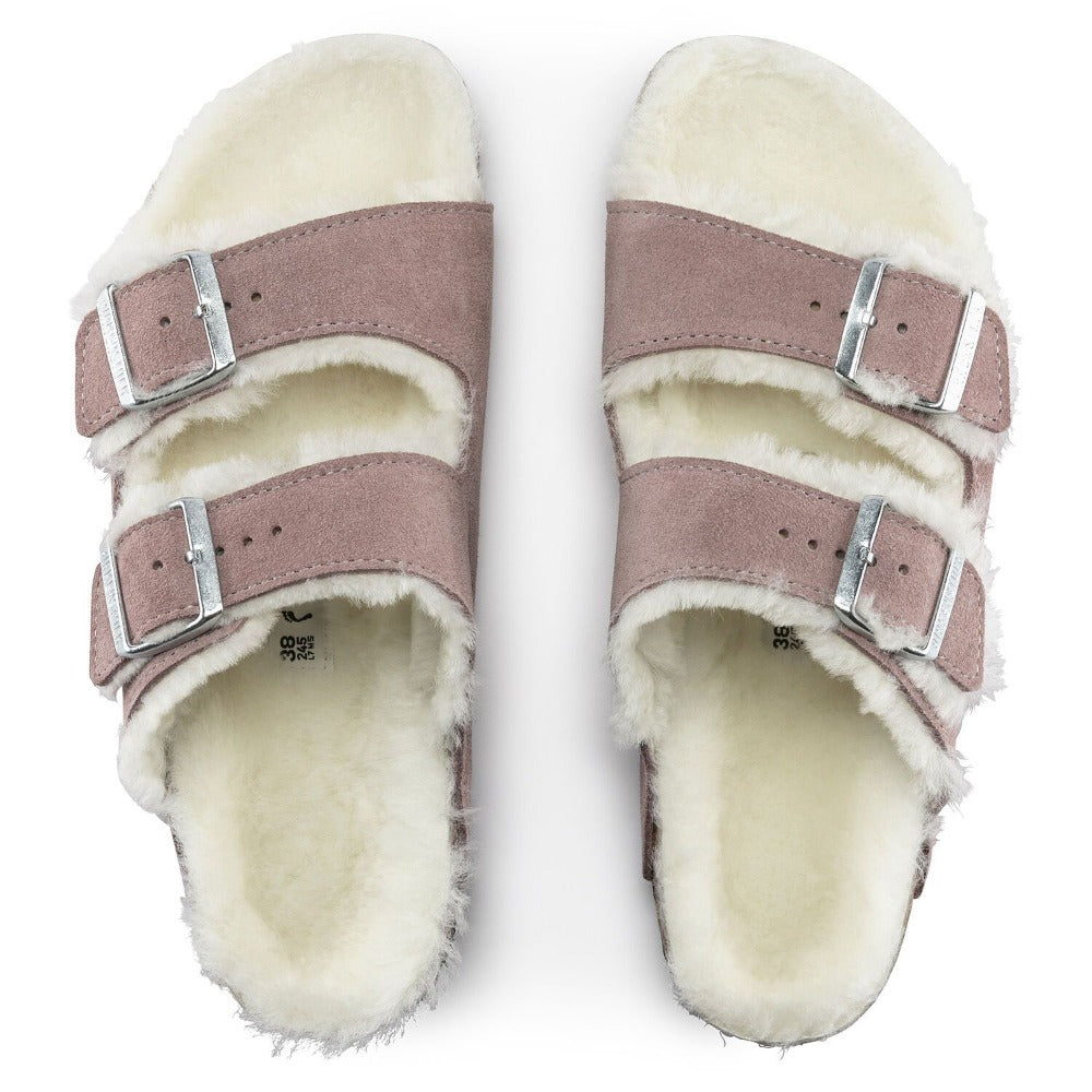 Arizona - Lavender Blush Suede Shearling