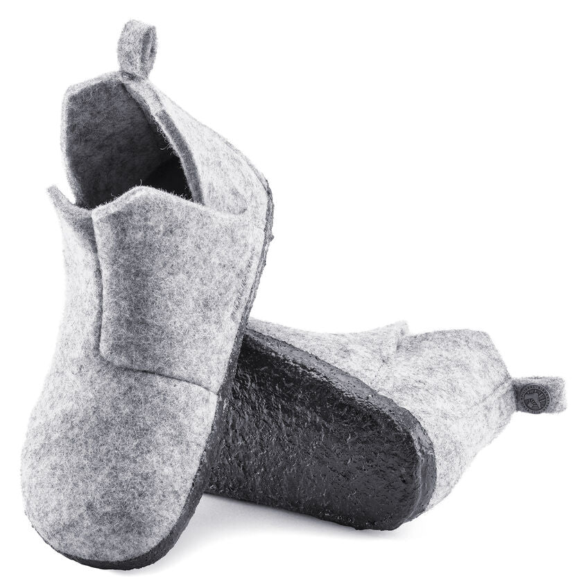 Andermatt - Light Grey Wool Felt Shearling Kids