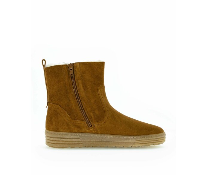 *FINAL SALE*73775.14 - Cognac Shearling Suede