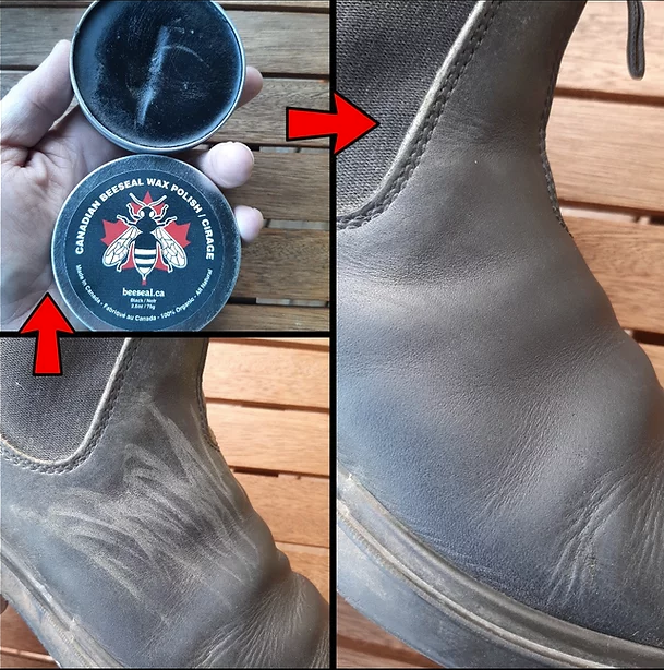 Canadian Beeseal Shoe Polish||Cirage pour chaussures Canadian Beeseal