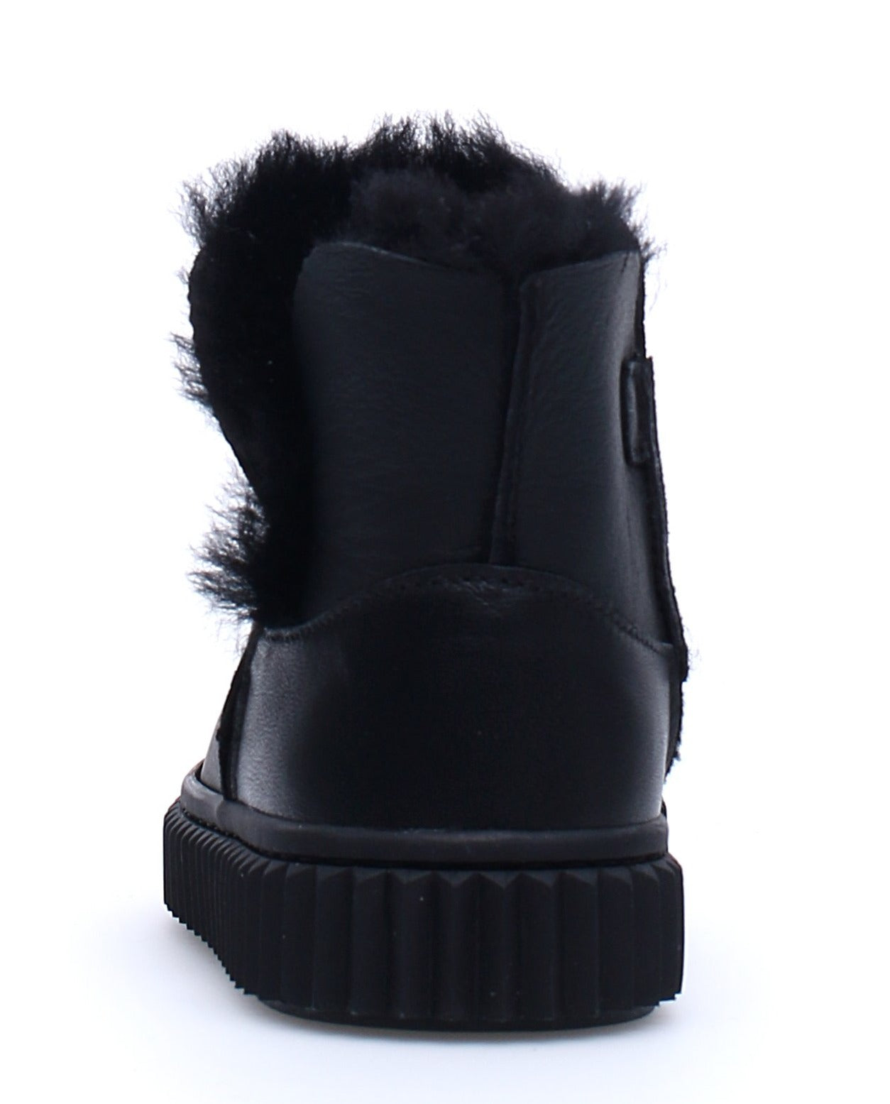 Greta - Black Shearling