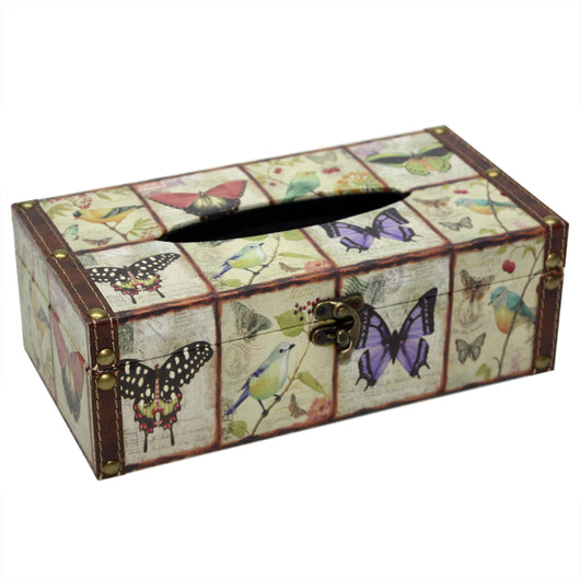 butterfly tissue box cover