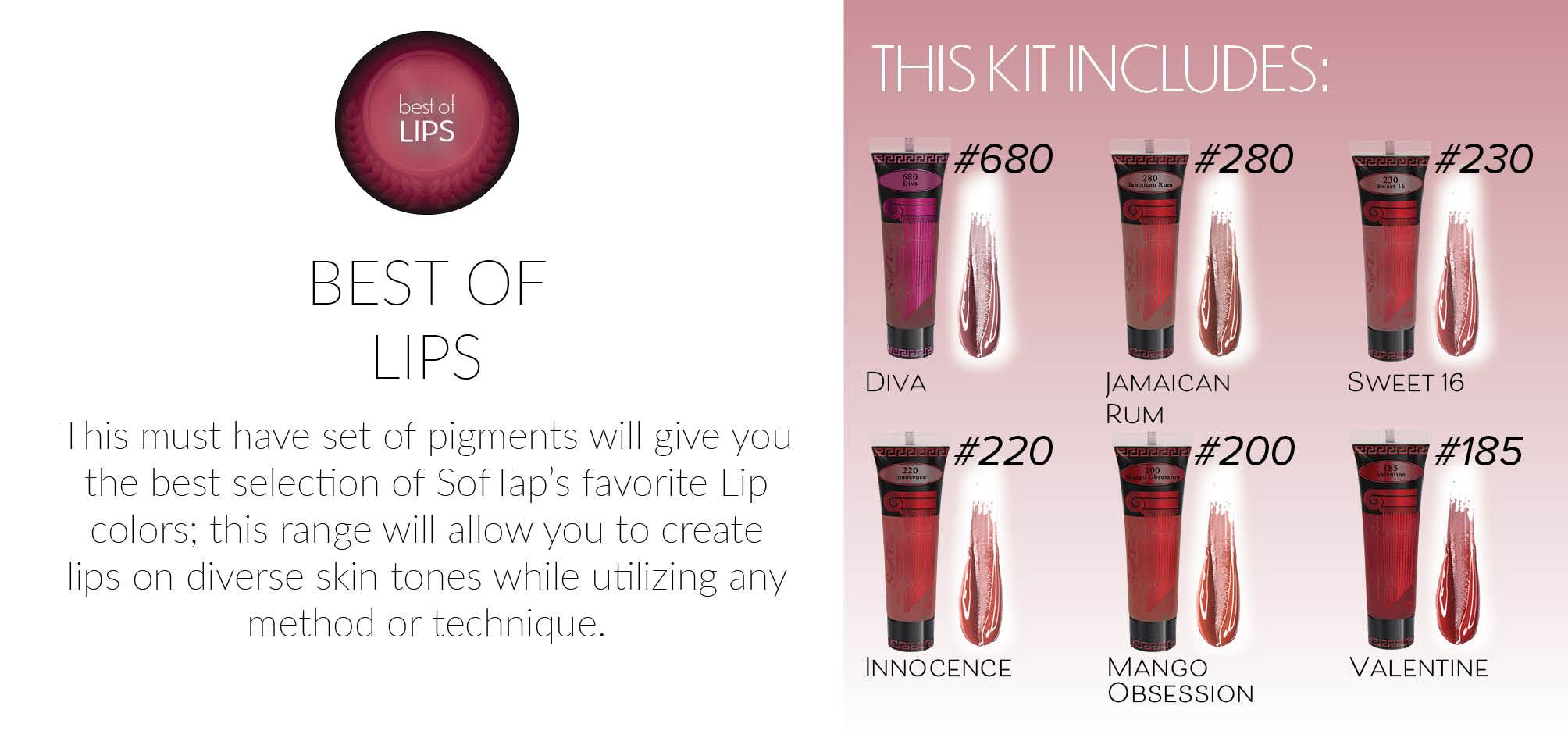 Lip Color Mini Kits