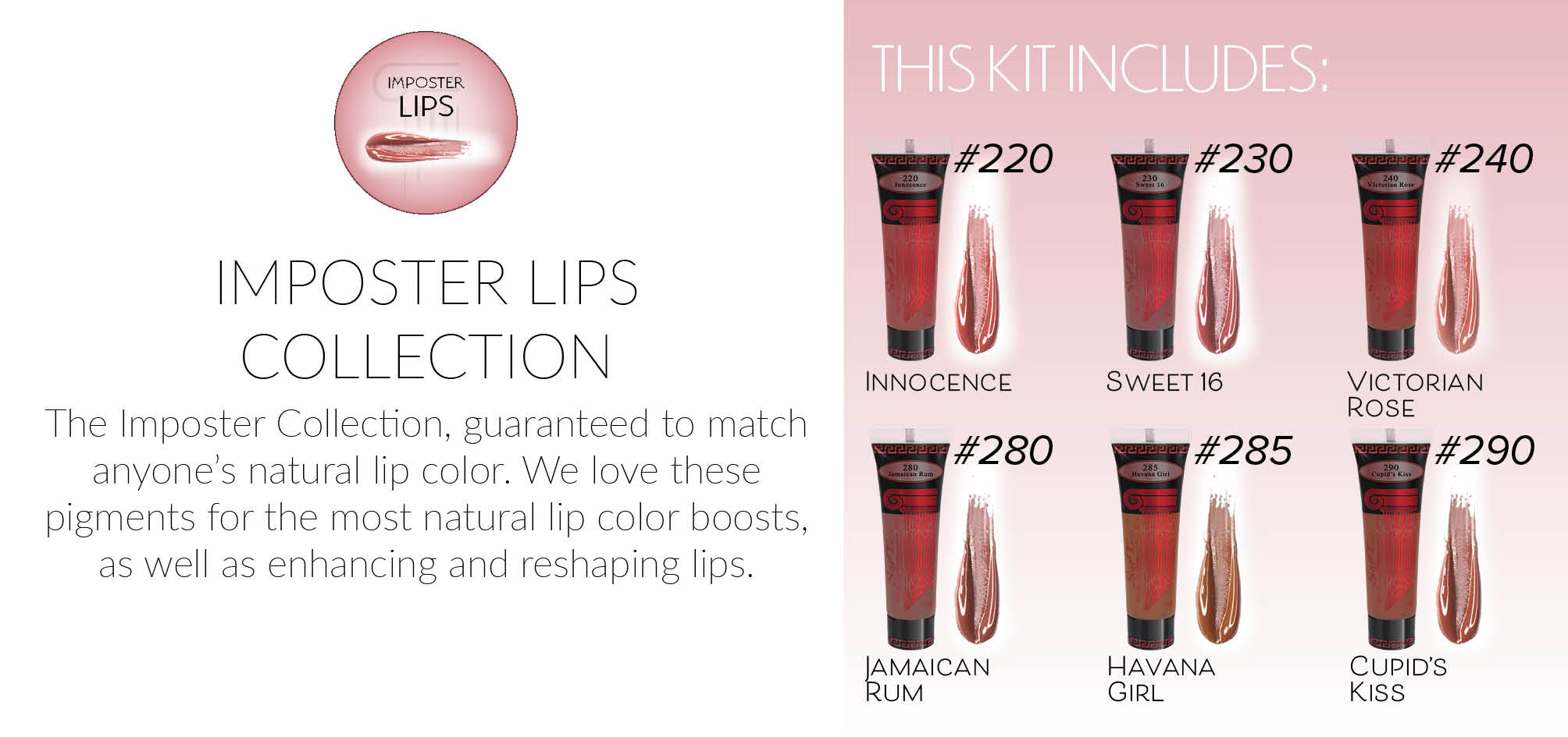 Lip Color Mini Kit  Imposter Lips