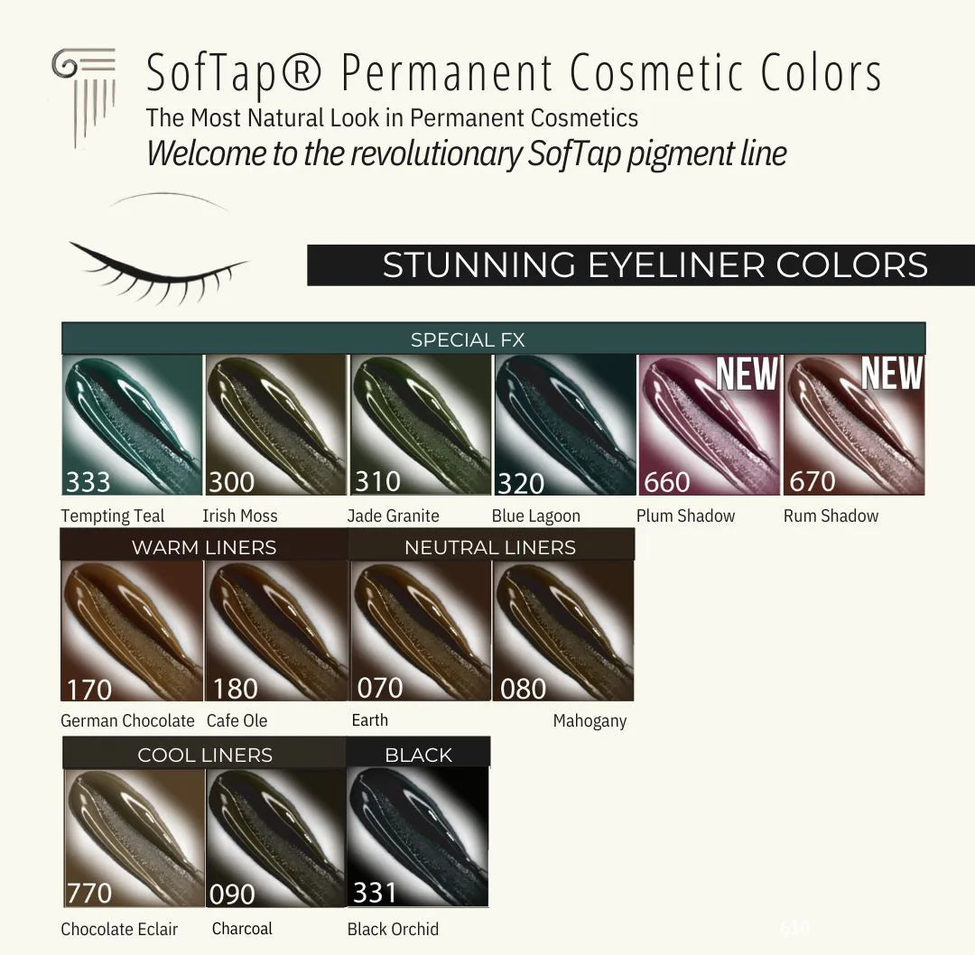 Softap eyeliner color