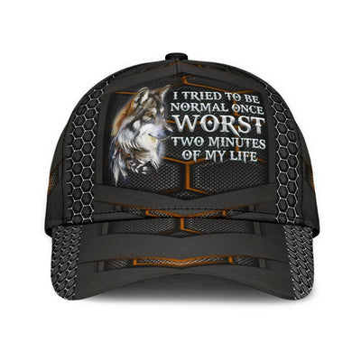 Wolf Classic Cap, Gift for Wolf Lovers - CP722PA - BMGifts (formerly Best Memorial Gifts)