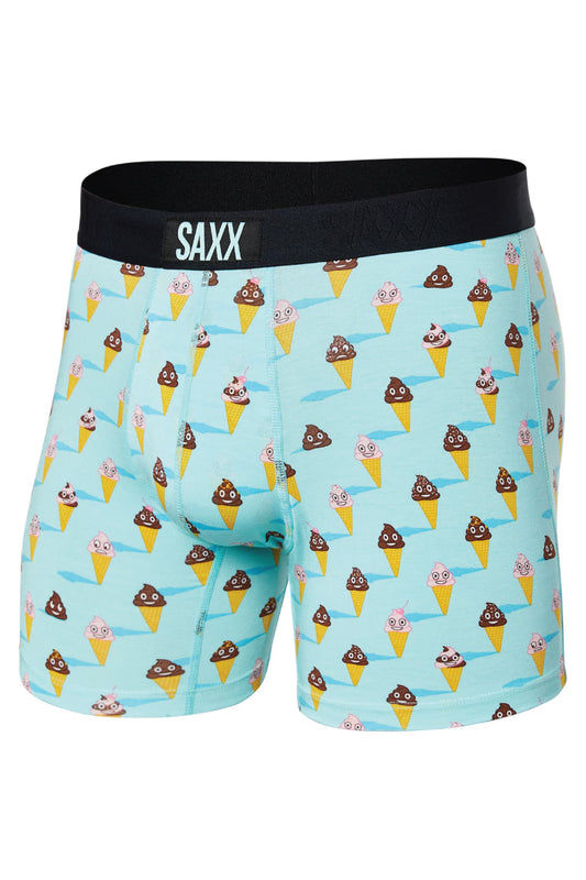 Saxx Vibe Boxer Brief, Variegated Stripe Maritime, SXBM35-VSM, Mens Boxer  Briefs