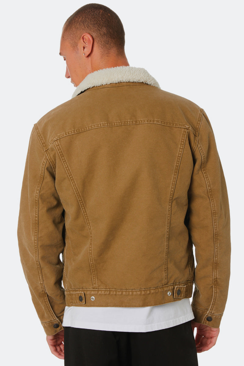 LEVI'S Men's Canvas Sherpa Trucker Jacket | Below The Belt – Below The Belt  Store